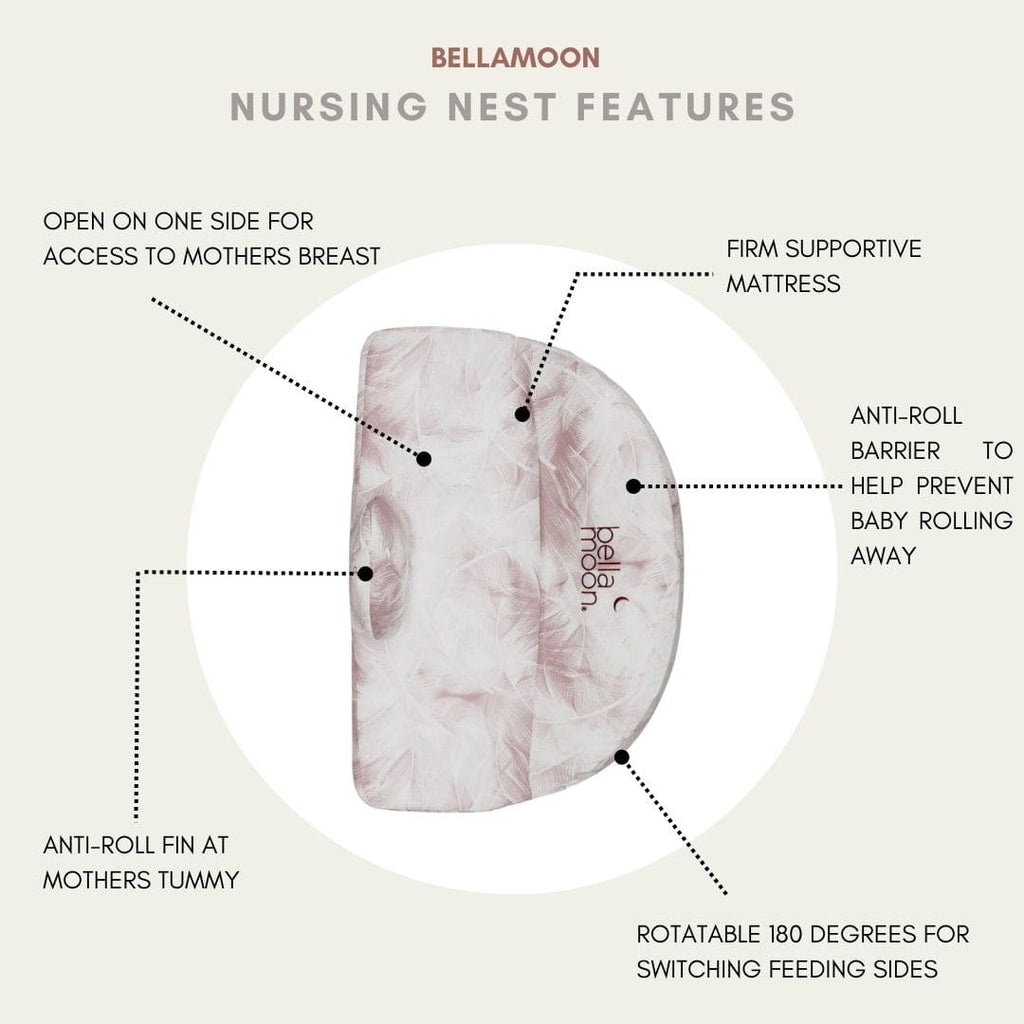 Lie-Down Feeding Pillow - Feather Nest