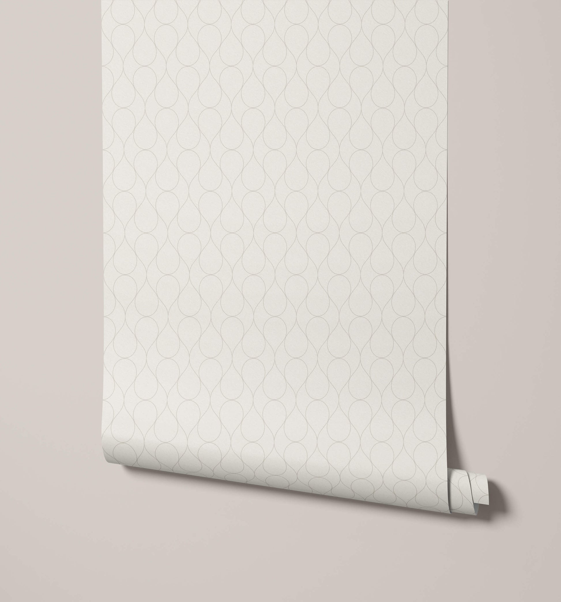 Drip Geometric Teardrop Wallpaper