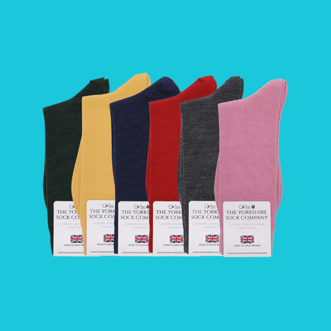 Duchy Everyday Merino Socks - 6 Pair Bundle Classic Mix Selection (£12 per pair)