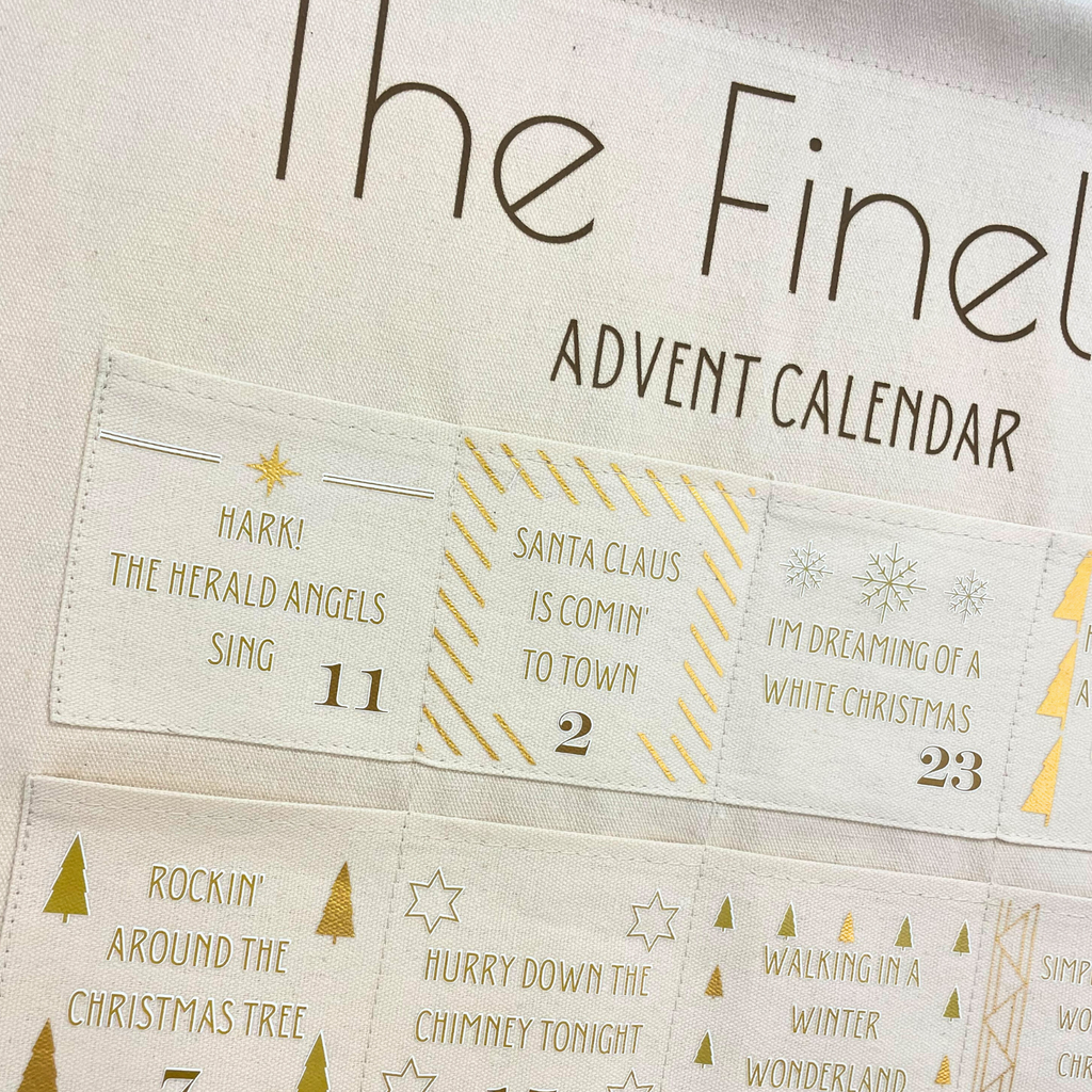 Personalised Christmas Hits Advent Calendar