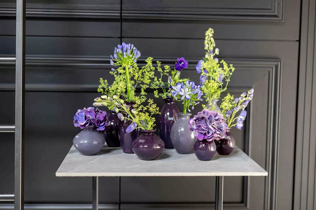 NADIEL Purple Rain Budvase Set