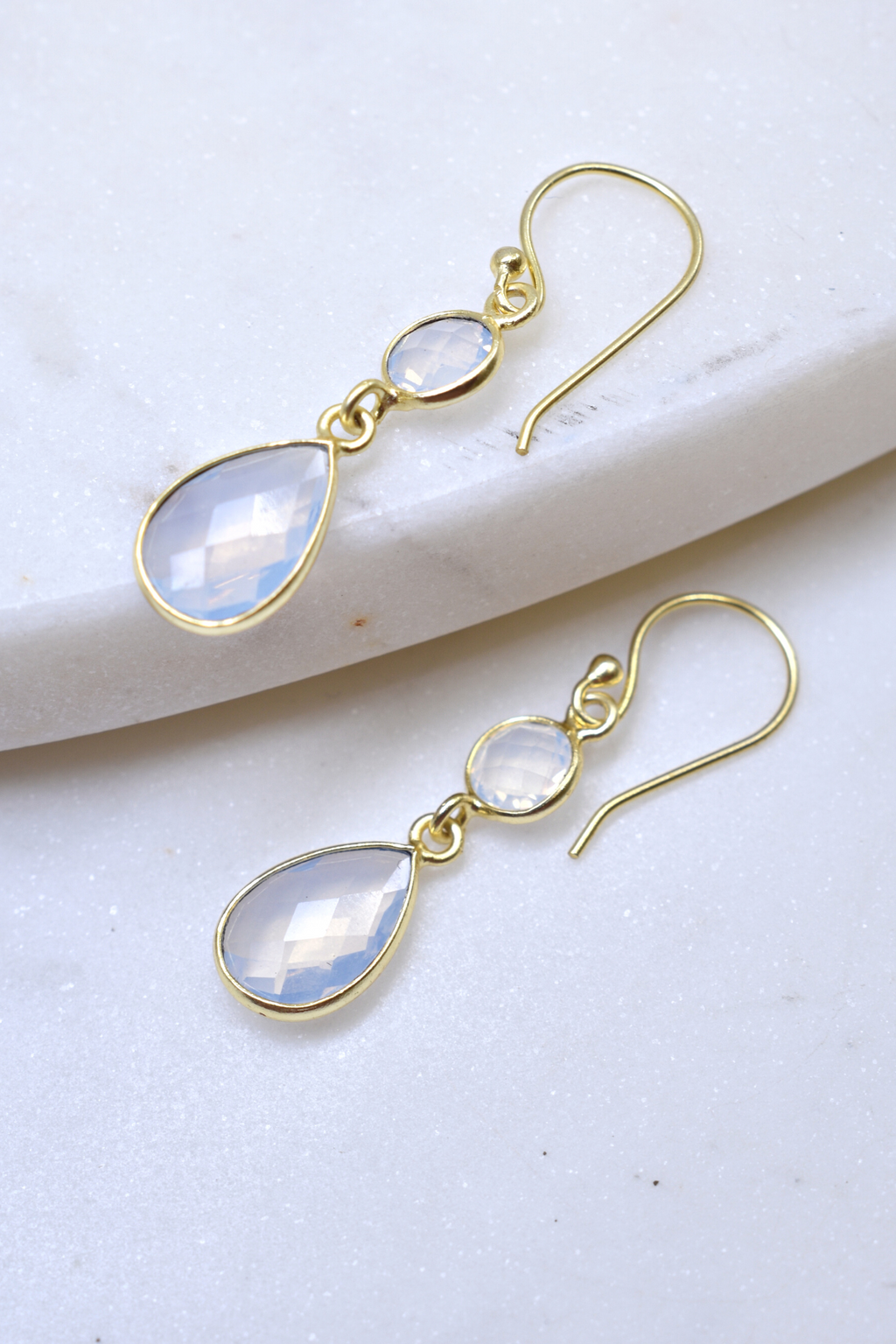 Opalite Pear Drop Earrings
