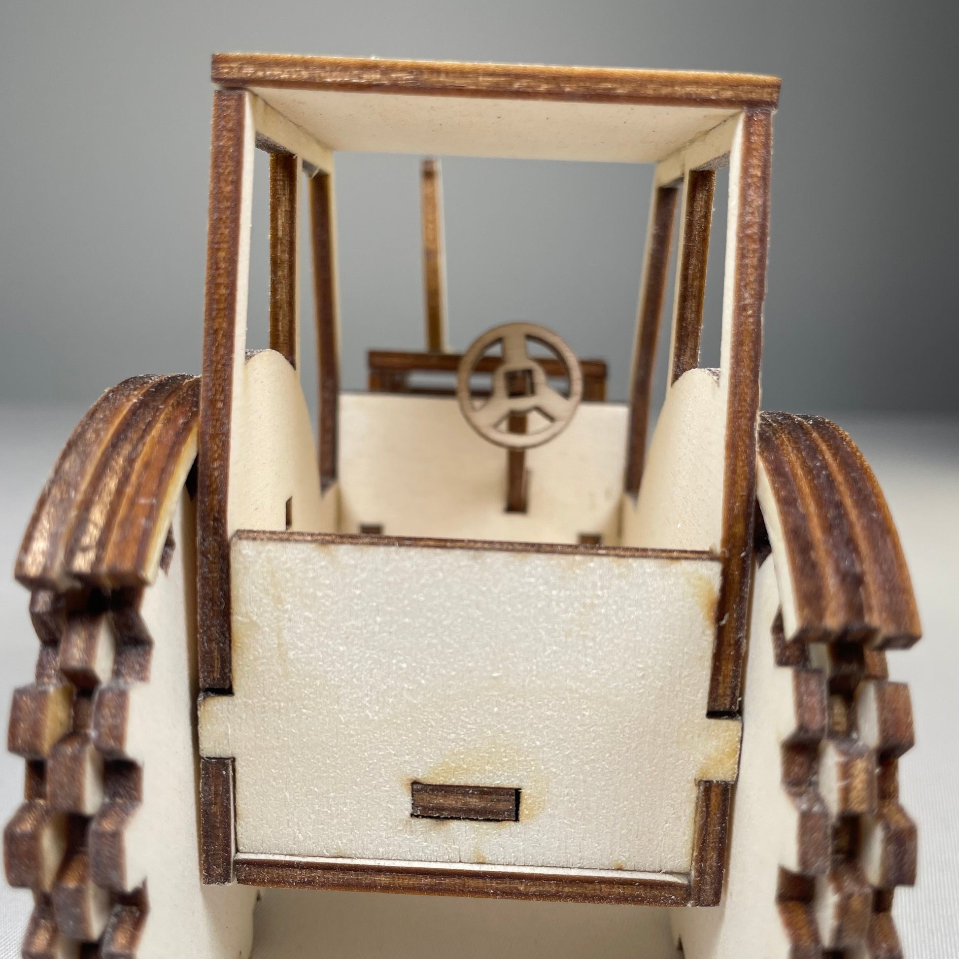 Tractor Puzzle - Pre-Built Model by Curious Rabbit ®