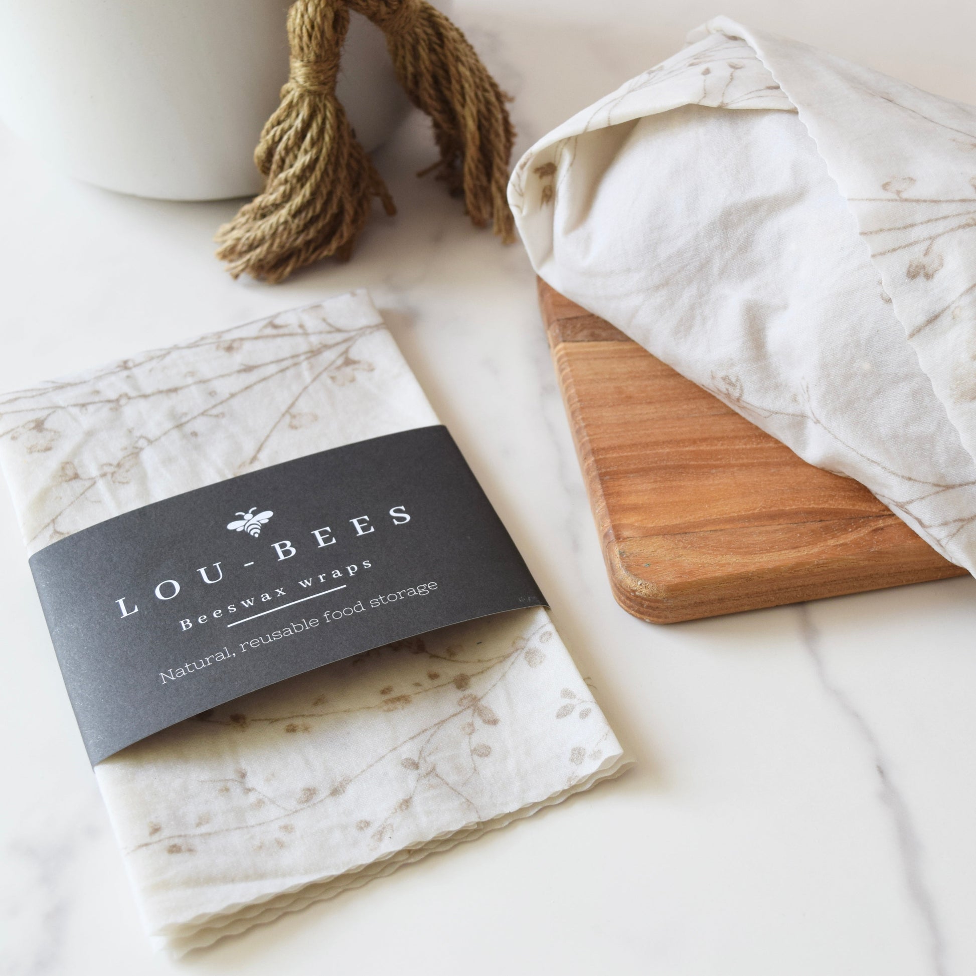 Edited Life Organic Beeswax Wrap – Natural Cotton Singlet