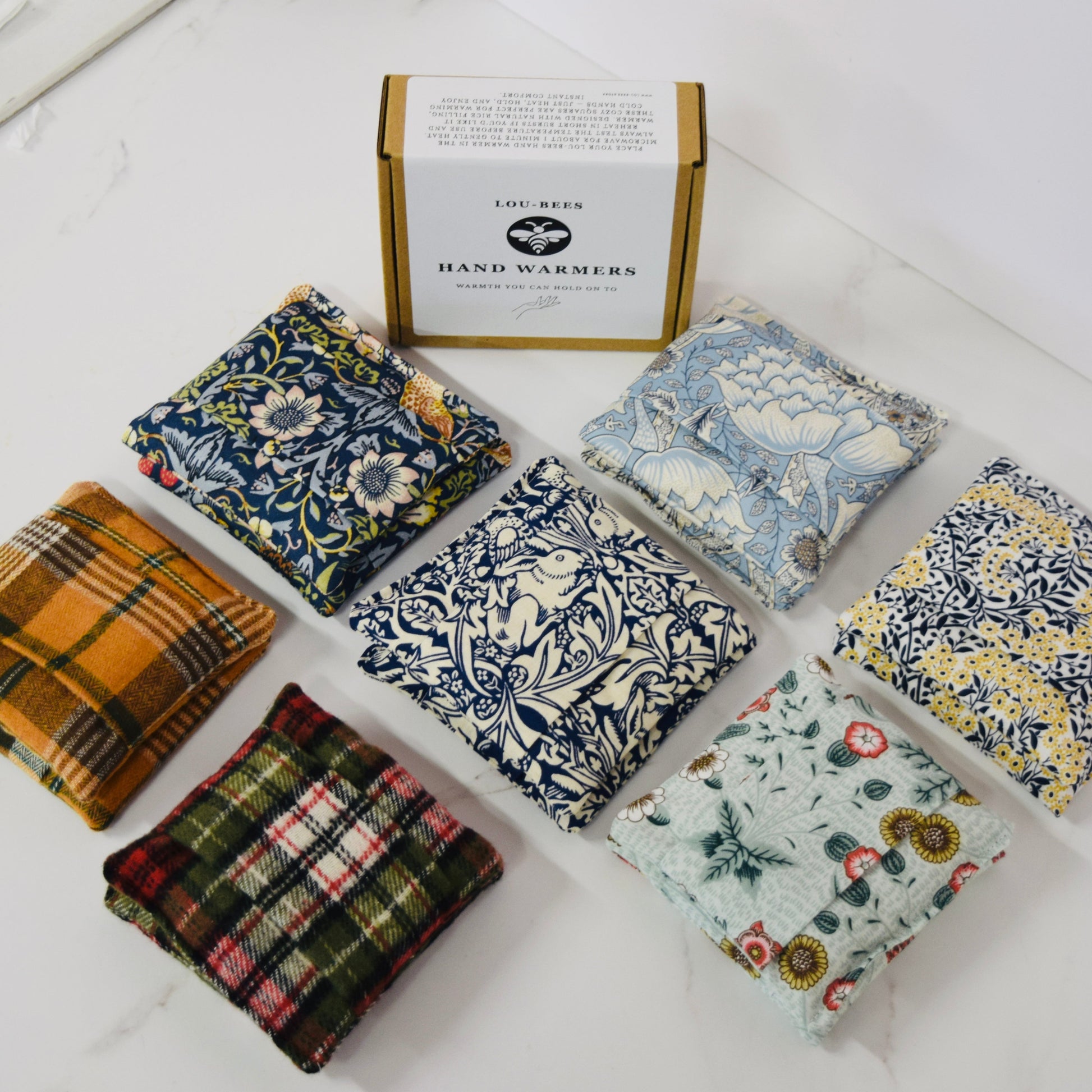 Hand Warmers – Soft Red Highland Tartan