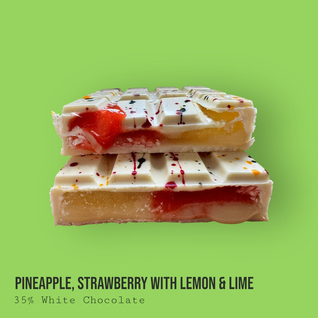 Pineapple Strawberry Lemon and Lime Dessert Bar 230g