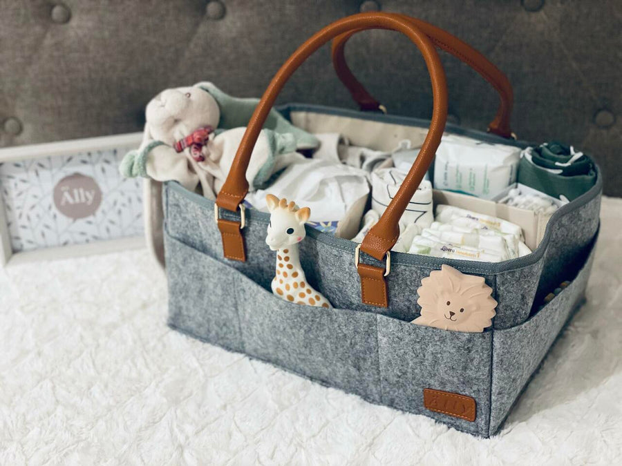 Elegant Diaper Caddy Organizer – Lightweight & Customizable by Ally Scandic at www.brixbailey.com