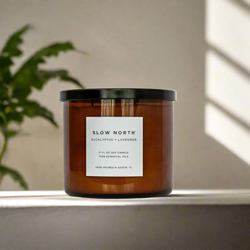 Eucalyptus and Lavender 3 Wick Candle