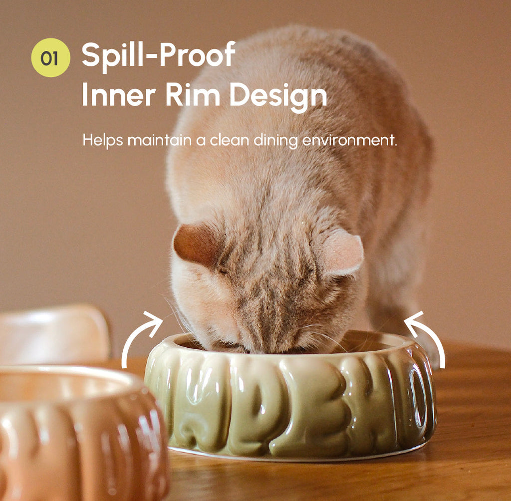 Puff Pet Bowl Gradient Olive