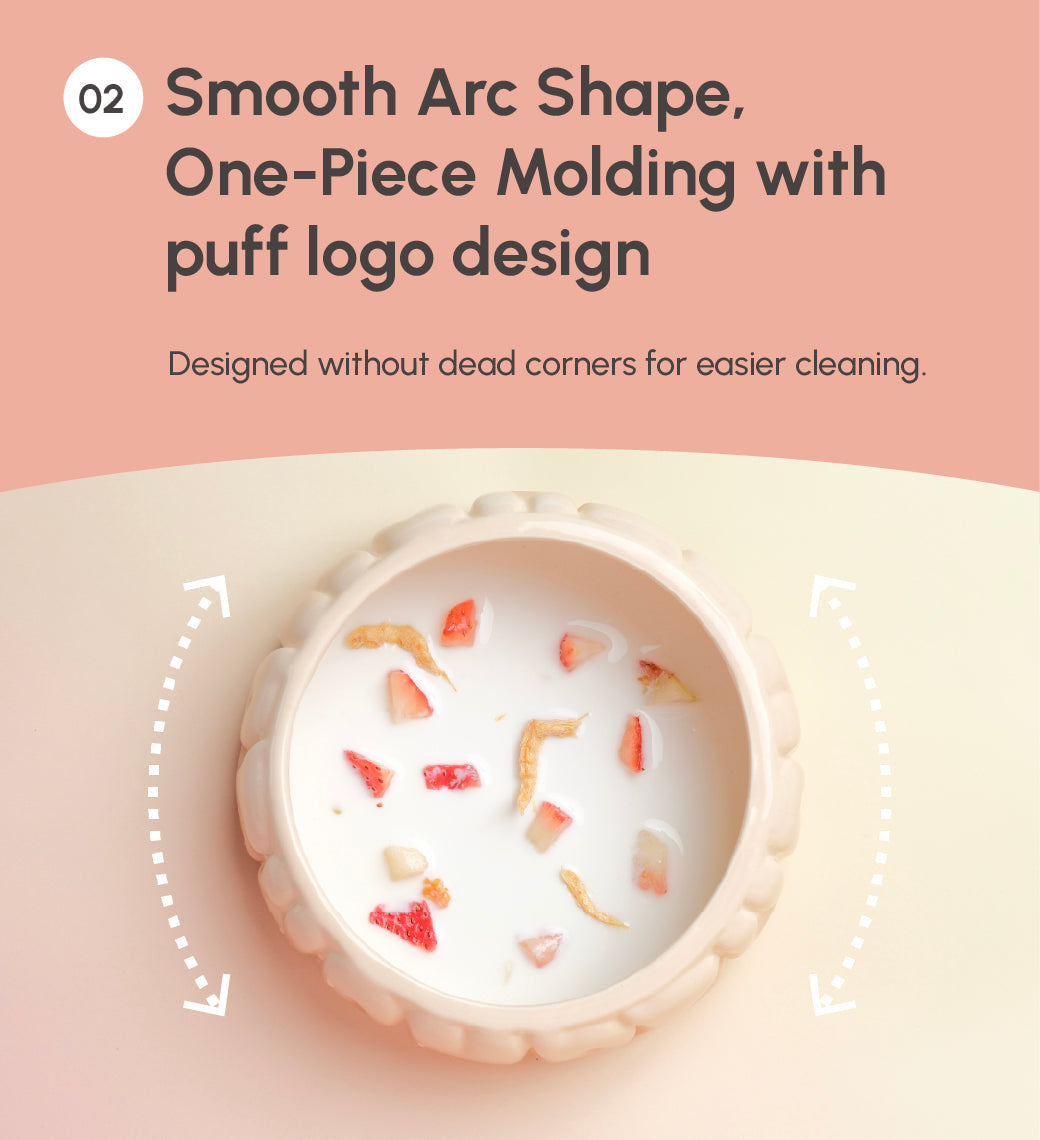 Gradient Caramel Pet Bowl for Dogs and Cats