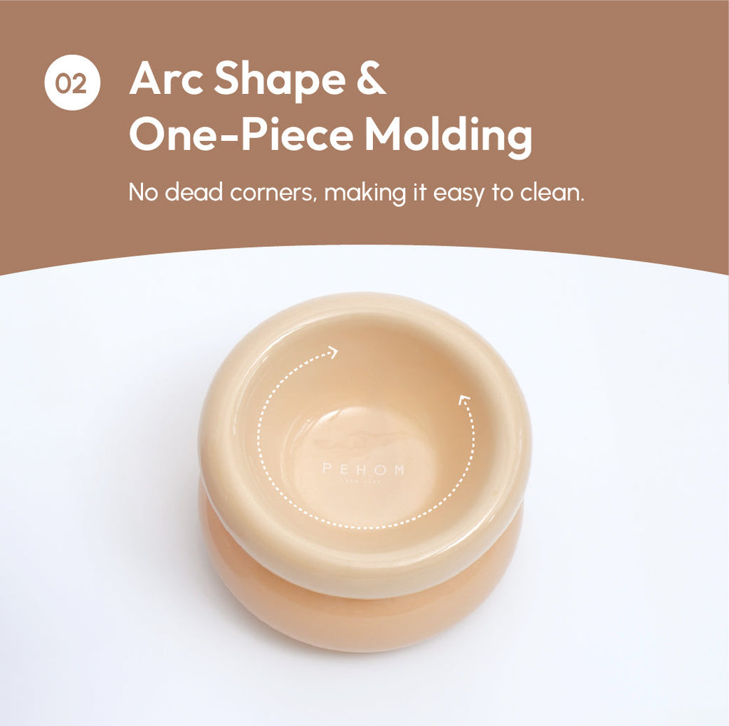 Soufflé Pet Bowl Cream Beige