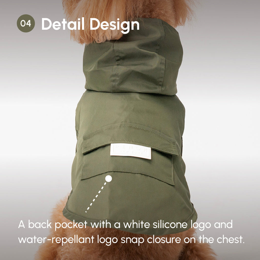 Bowery Raincoat in Green