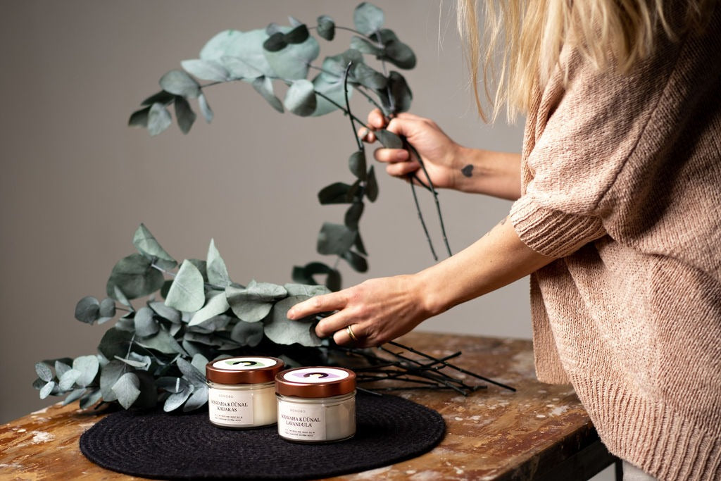 100% Natural Soy Wax Candle with Juniper Oil – Handmade & Eco-Friendly by BONOBO at www.brixbailey.com