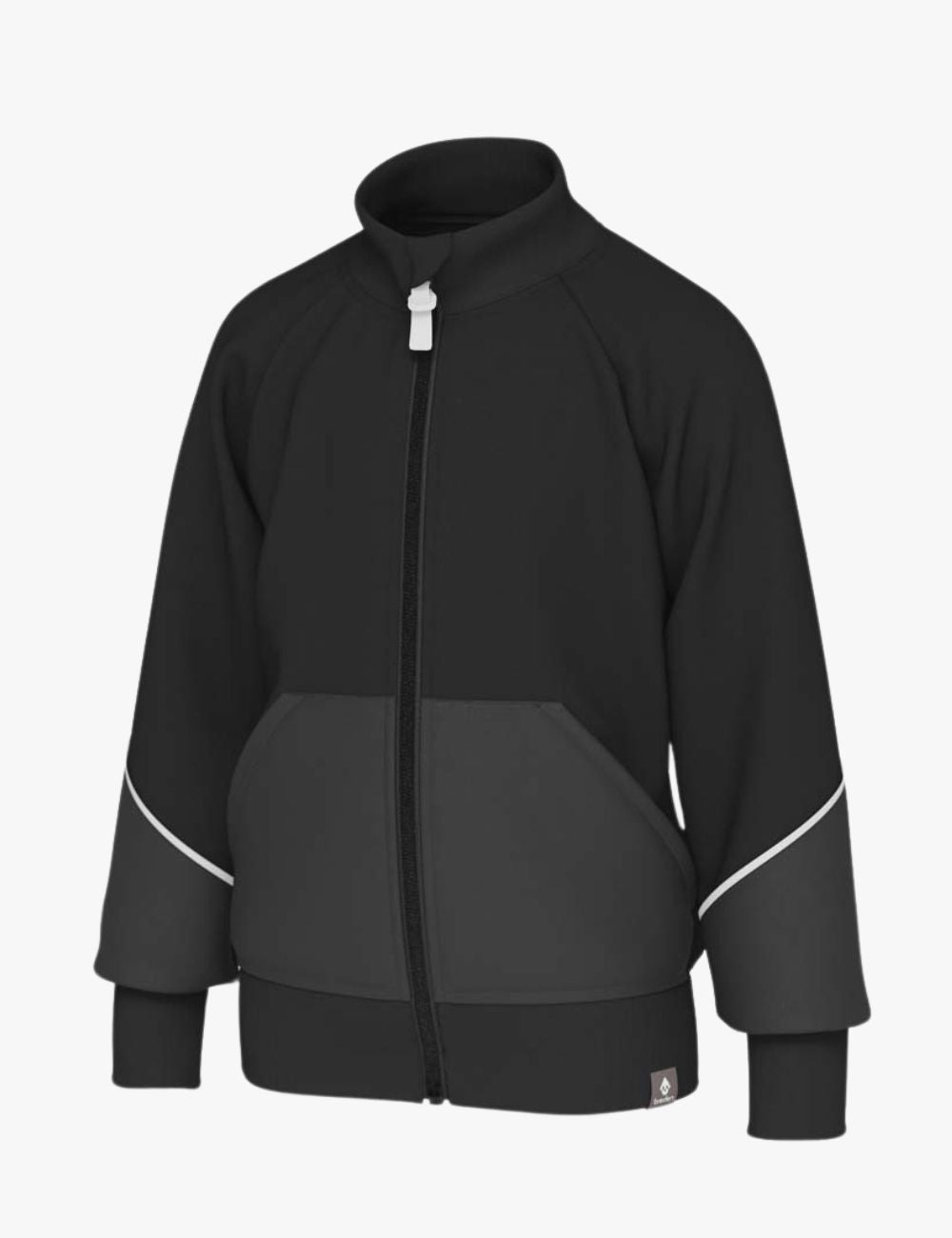 Kids' Reflective & Waterproof Cotton Sweat Jacket – Safe & Comfy by Breden at brixbailey.com