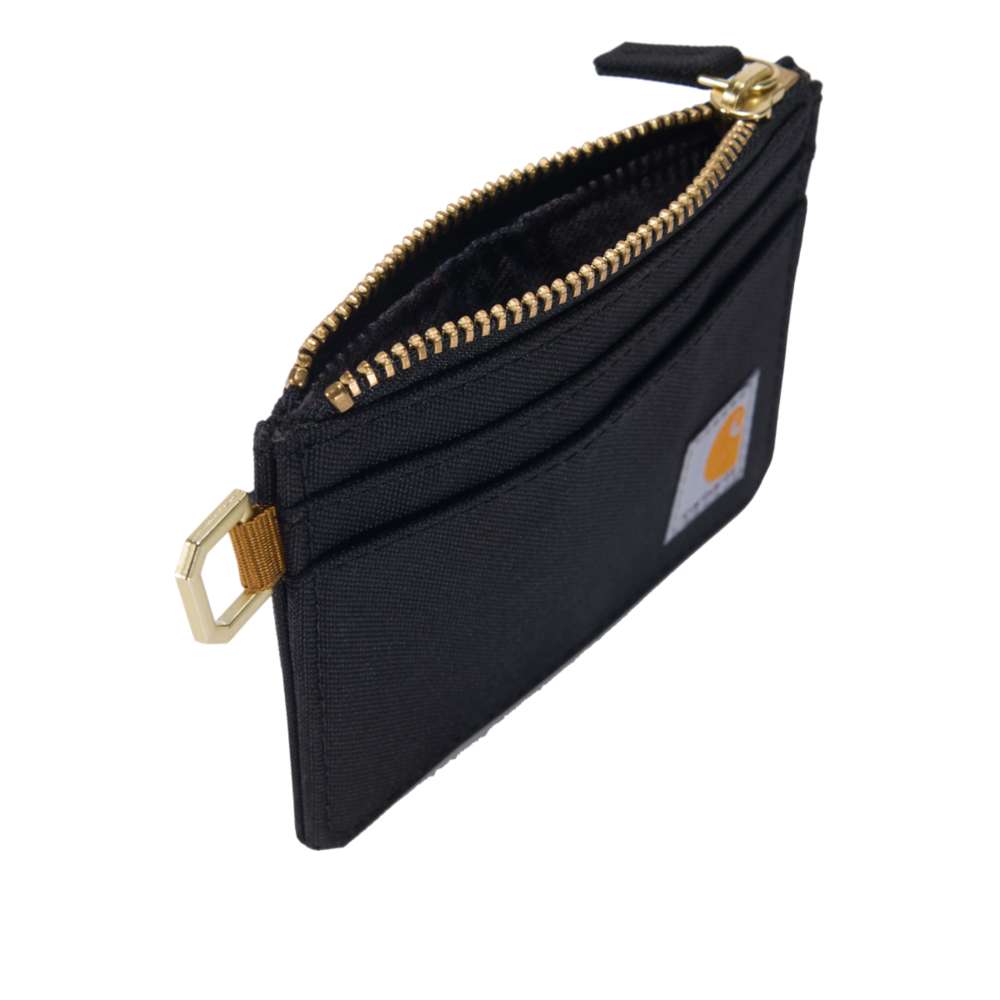 Nylon Duck Zippered Card Keeper Wallet
