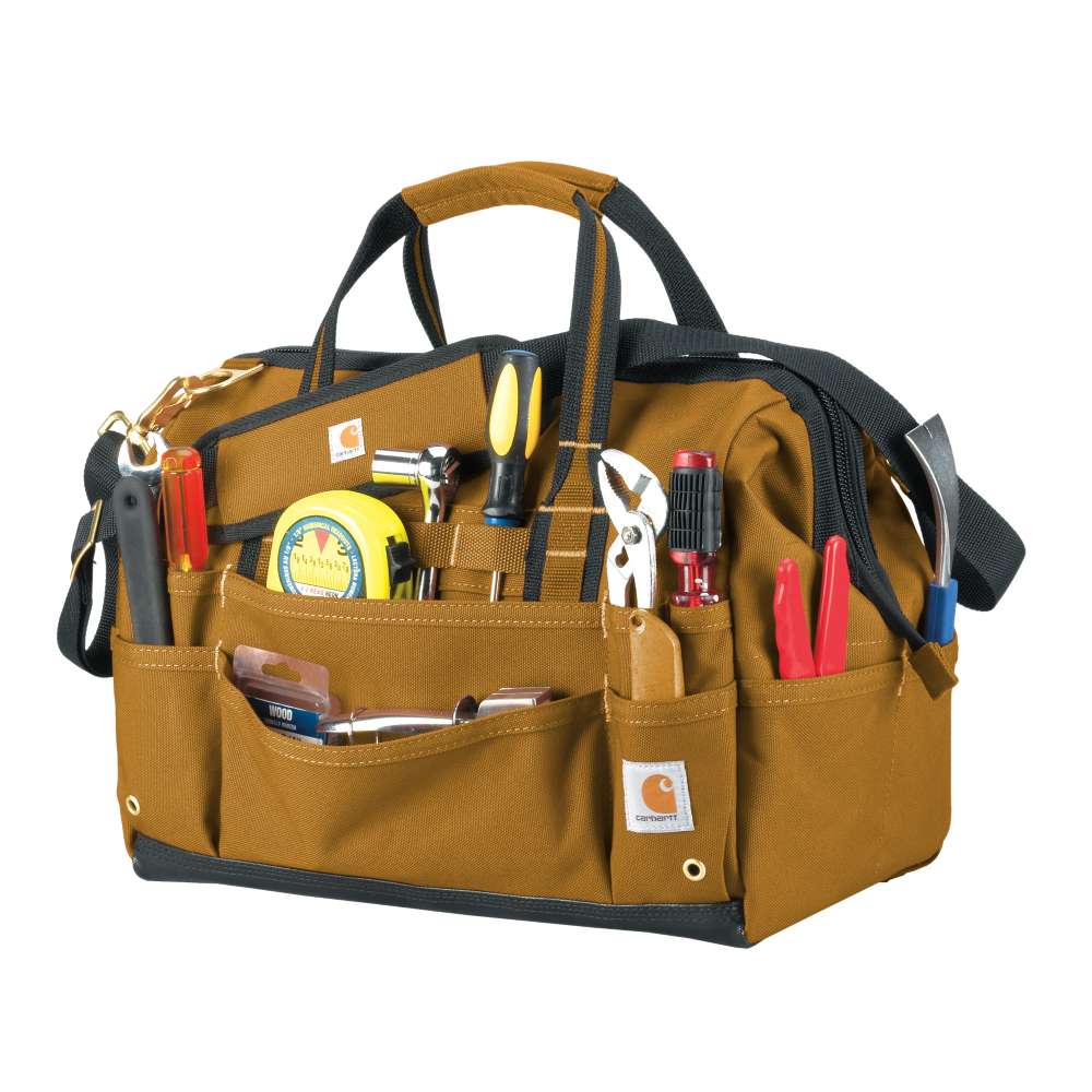 16 inch 30 Pocket Tool Bag with Water Resistant Finish