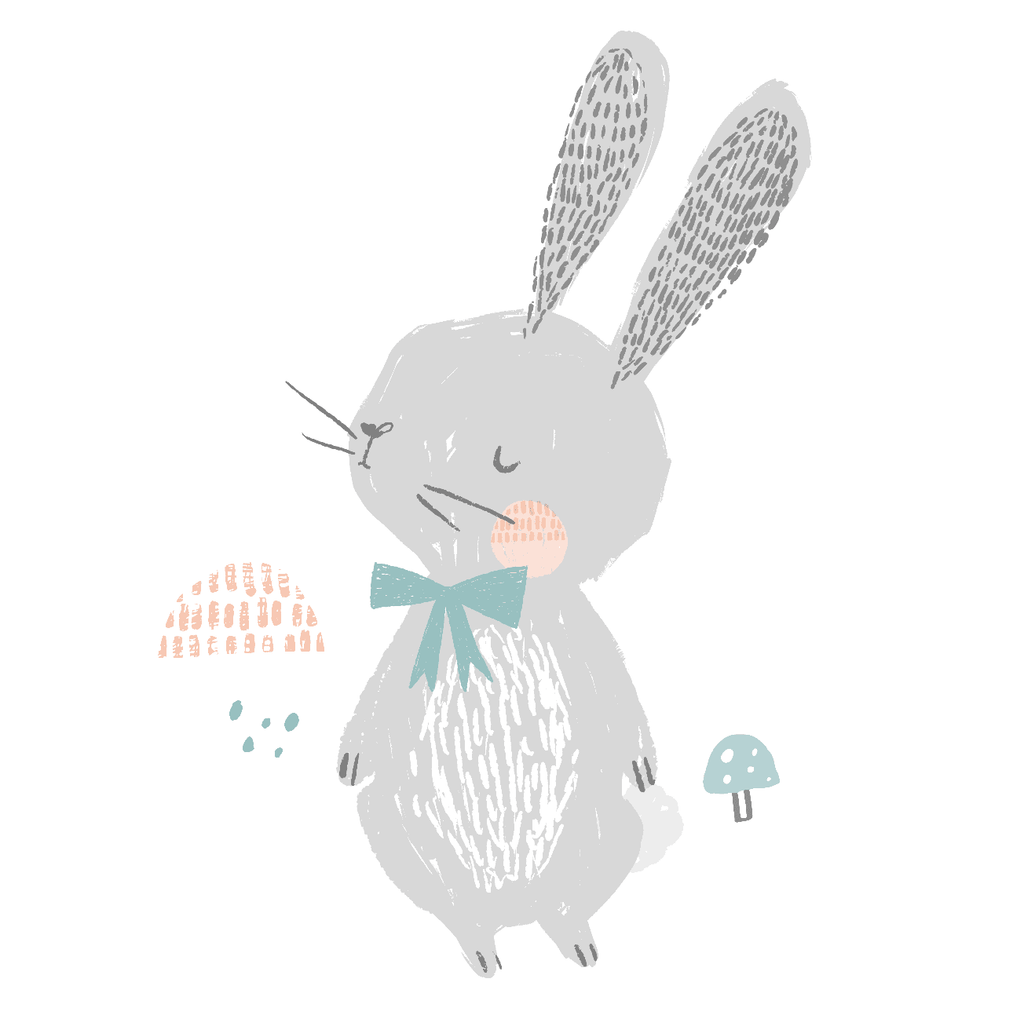 Spring Bunny Graphic Tee for Toddlers