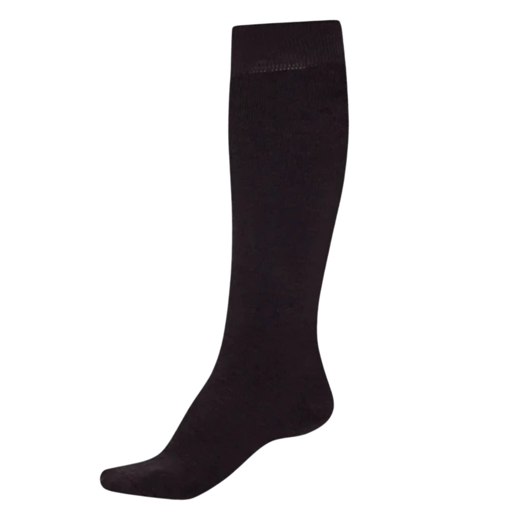 Knee High Bamboo Thermal Socks in Black