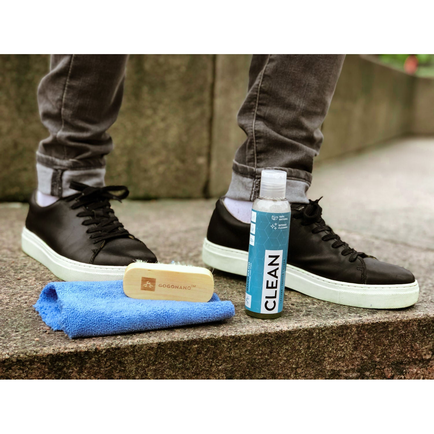 Eco-Friendly GoGoNano Shoe Cleaner Gel – Vegan & Biodegradable by GoGoNano at www.brixbailey.com
