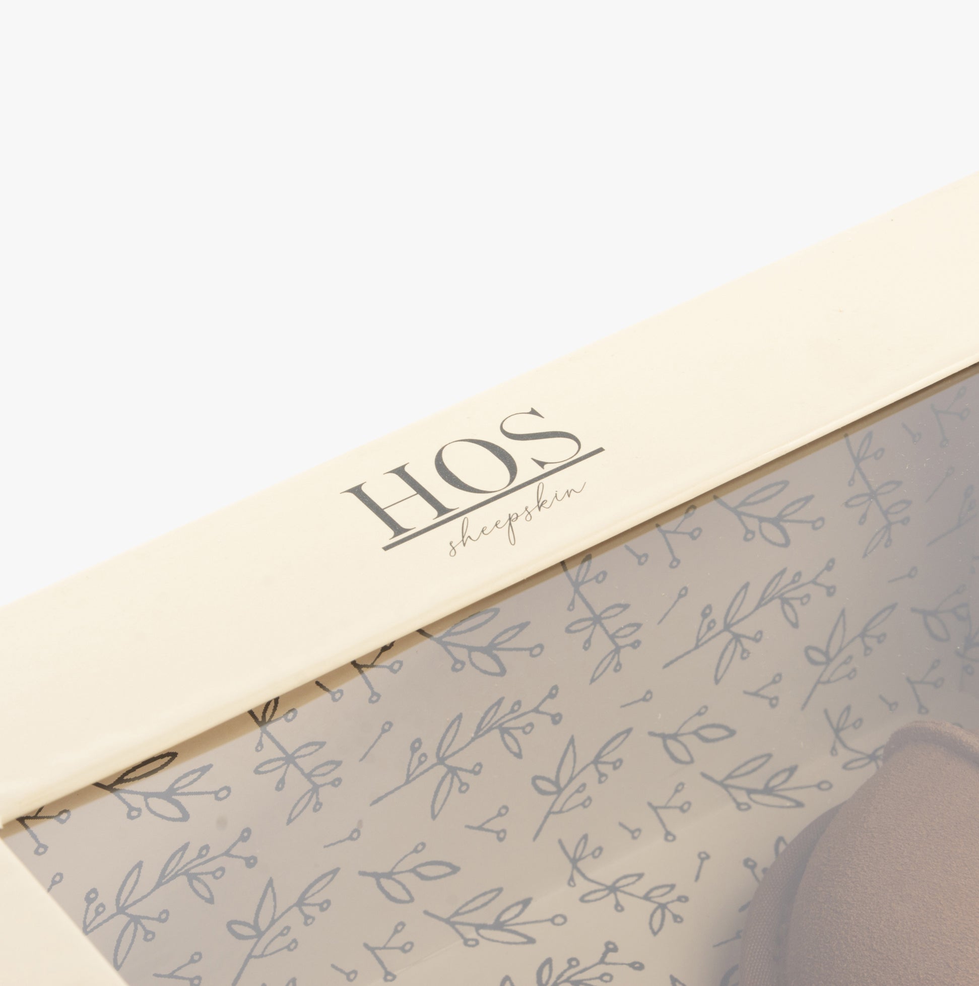 HOS Sheepskin EDWIN Mens Slippers Chestnut