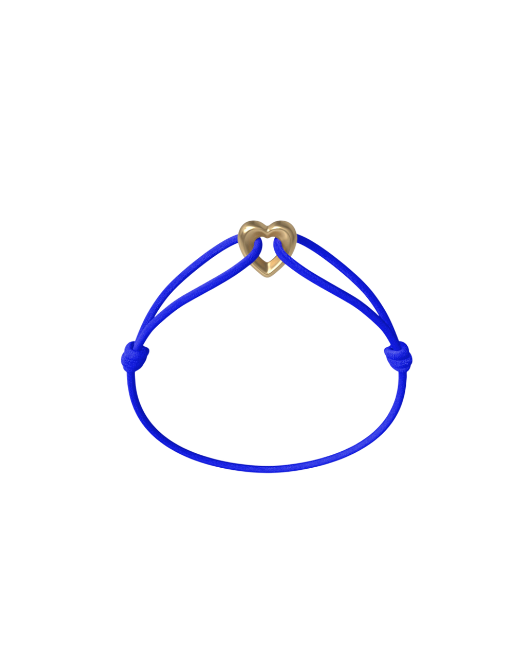 Golden Heart Cord Bracelet