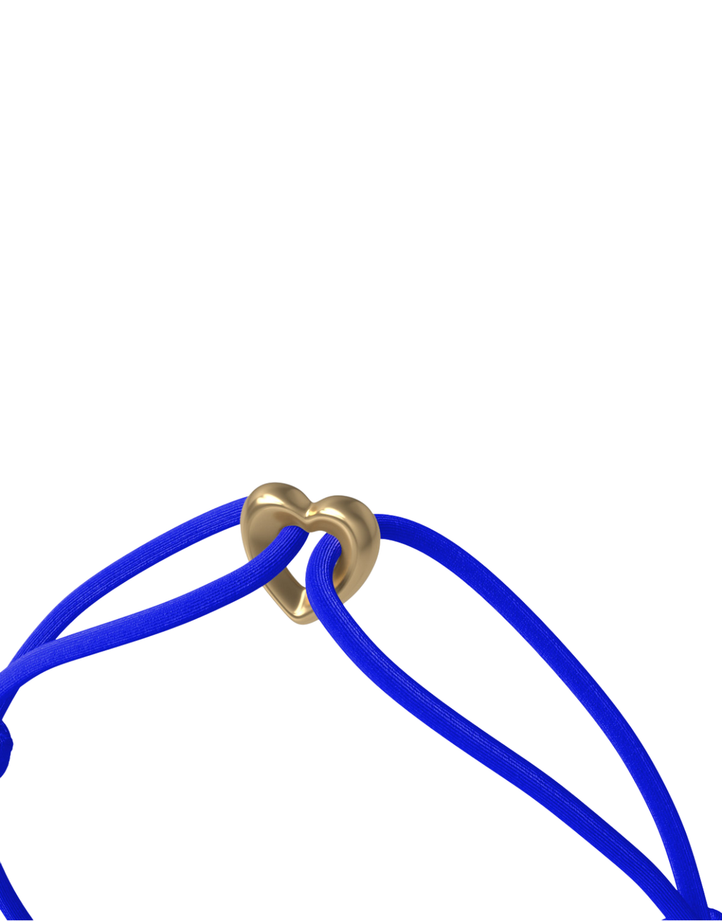 Golden Heart Cord Bracelet