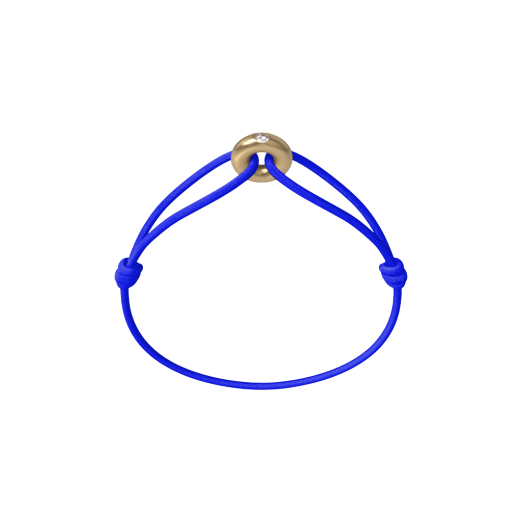 Mini Golden Soho Diamond Cord Bracelet