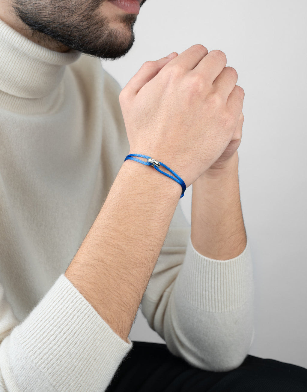 Silver Soho Diamond Cord Bracelet