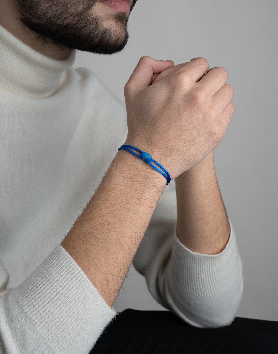 Blue Soho Cord Bracelet