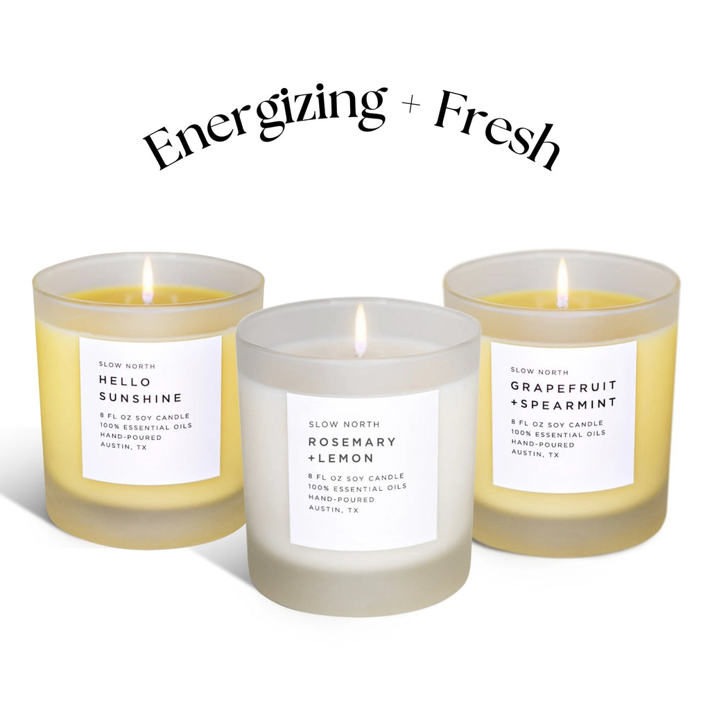 Energizing Fresh Trio Candle Bundle