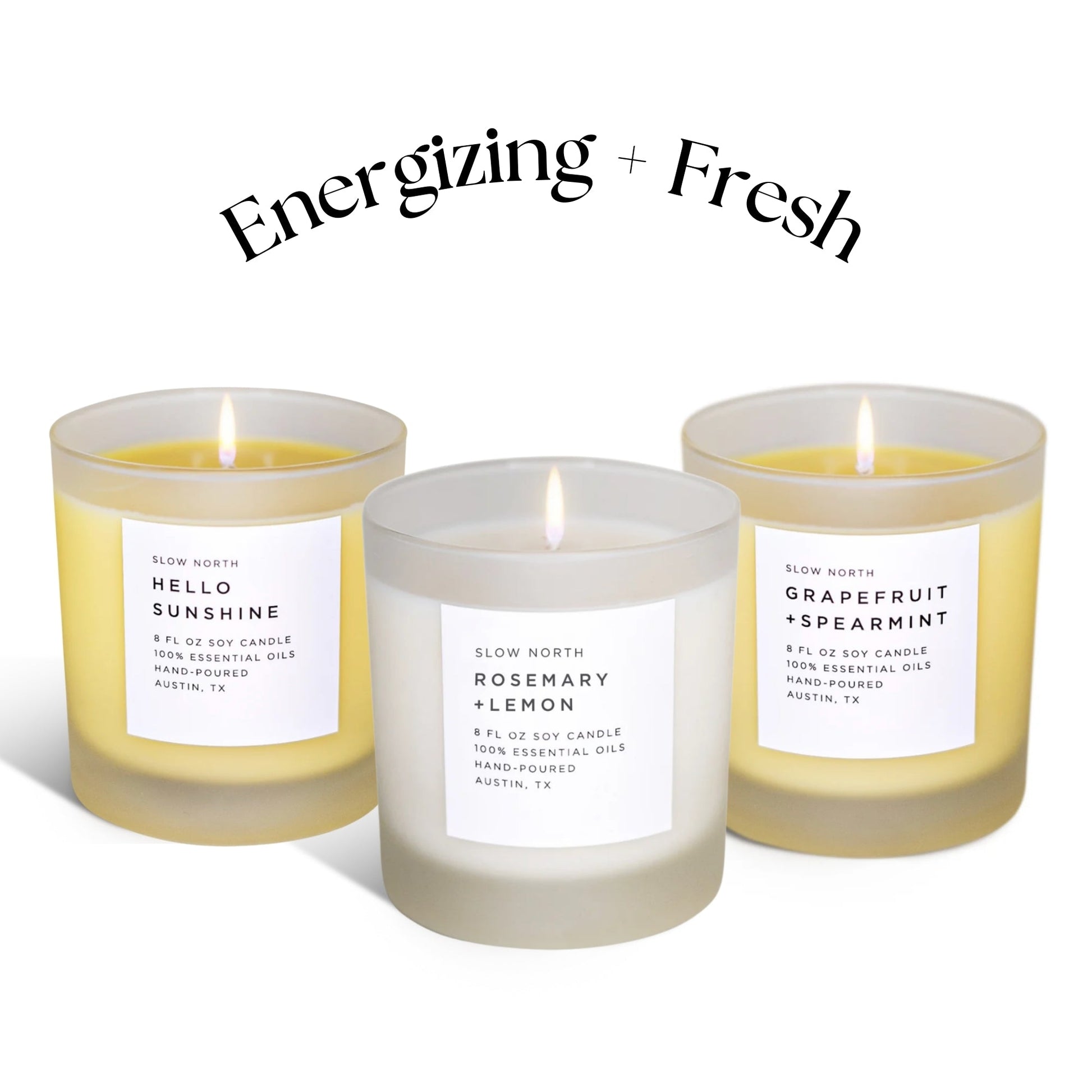 Energizing Fresh Trio Candle Bundle