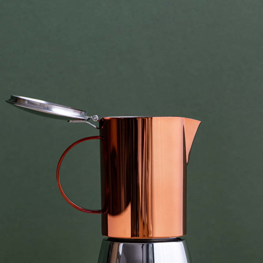 Stainless Steel Coffee Maker – Copper Finish, Ideal for All Stoves by La Cafetière at www.brixbailey.com