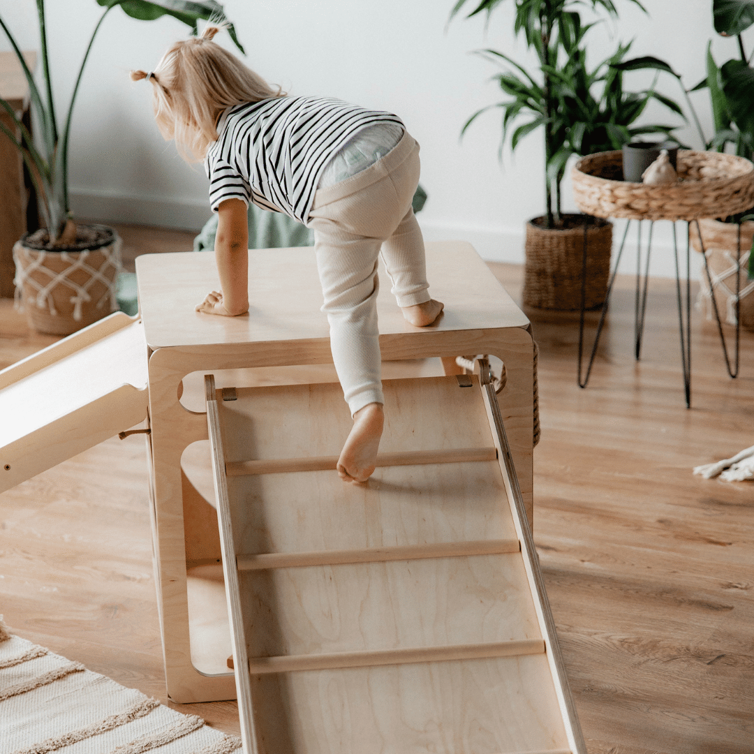 CUBITRI Ultimate Climbing Play Cube - Emmi Pikler Inspired, Multifunctional Wooden Playhouse for Active & Imaginative Children by Ette Tete at www.brixbailey.com