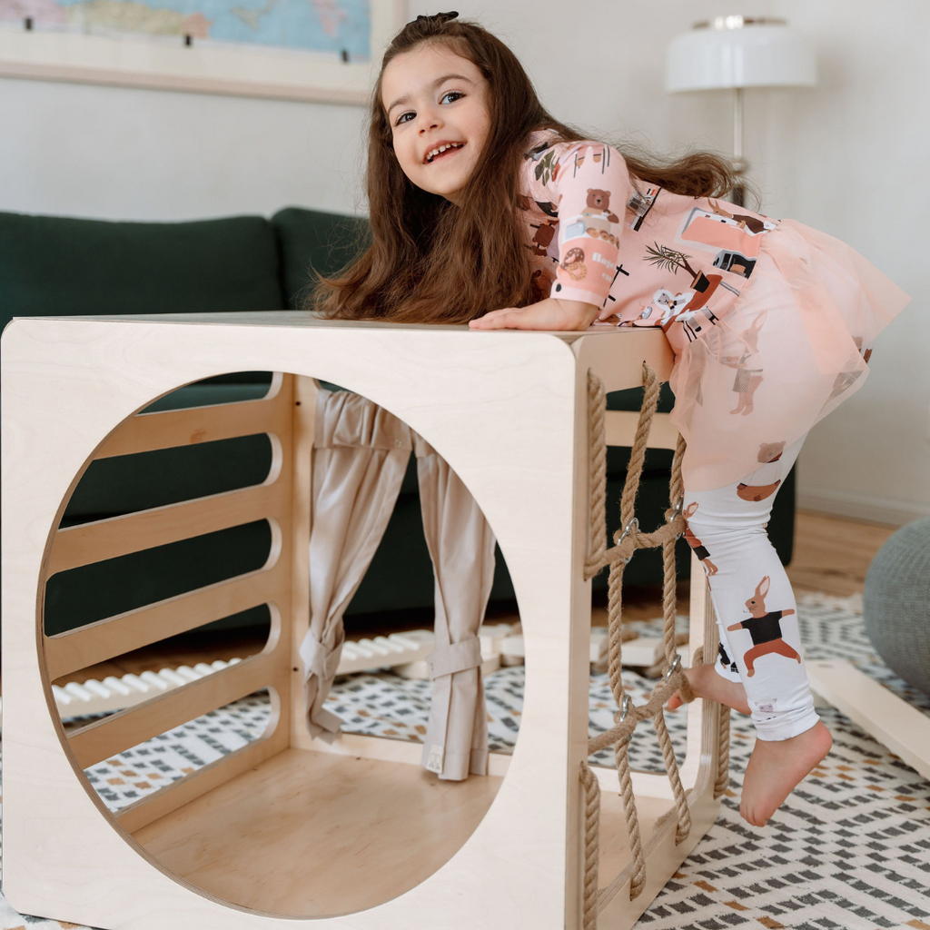 CUBITRI Climbing Play Cube – Inspired by Montessori & Pikler by Ette Tete at www.brixbailey.com