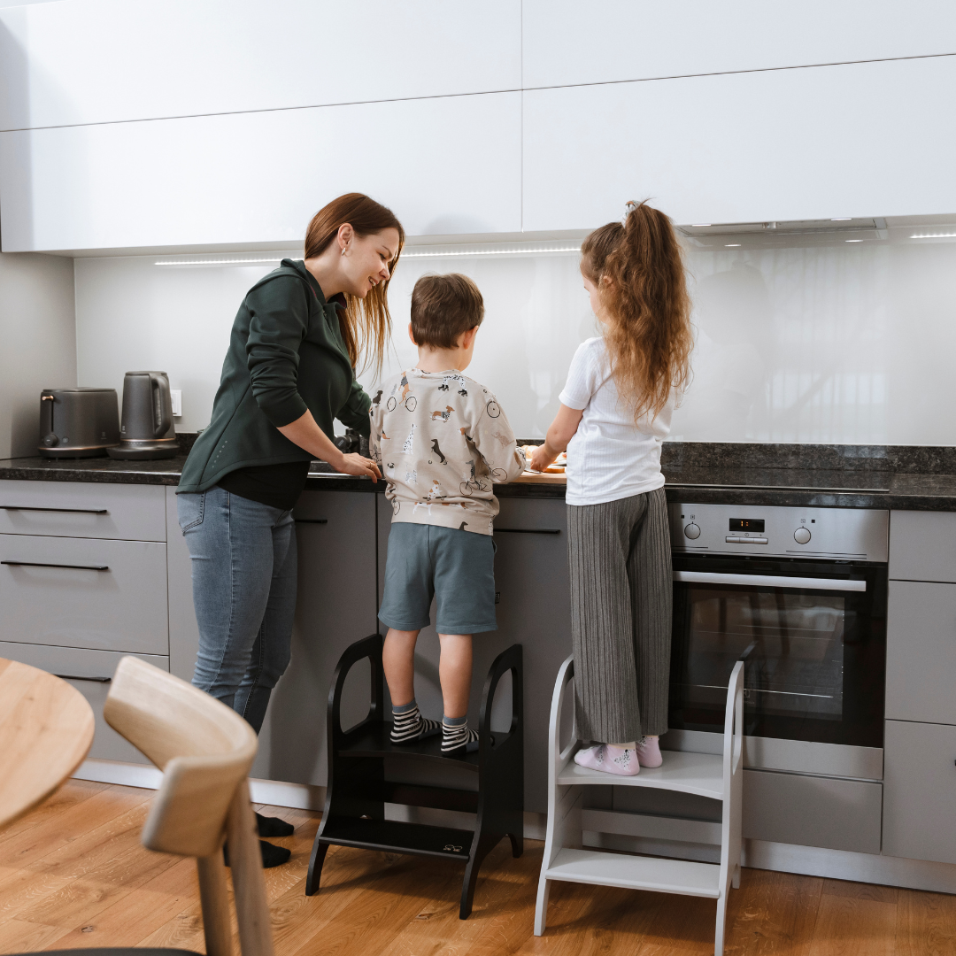 MIIMO Adjustable Step Stool – Montessori-Inspired & Child-Safe by Ette Tete at www.brixbailey.com