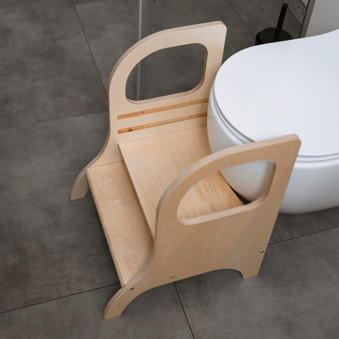 MIIMO Adjustable Height Step Stool – Safe & Versatile for Families by Ette Tete at www.brixbailey.com