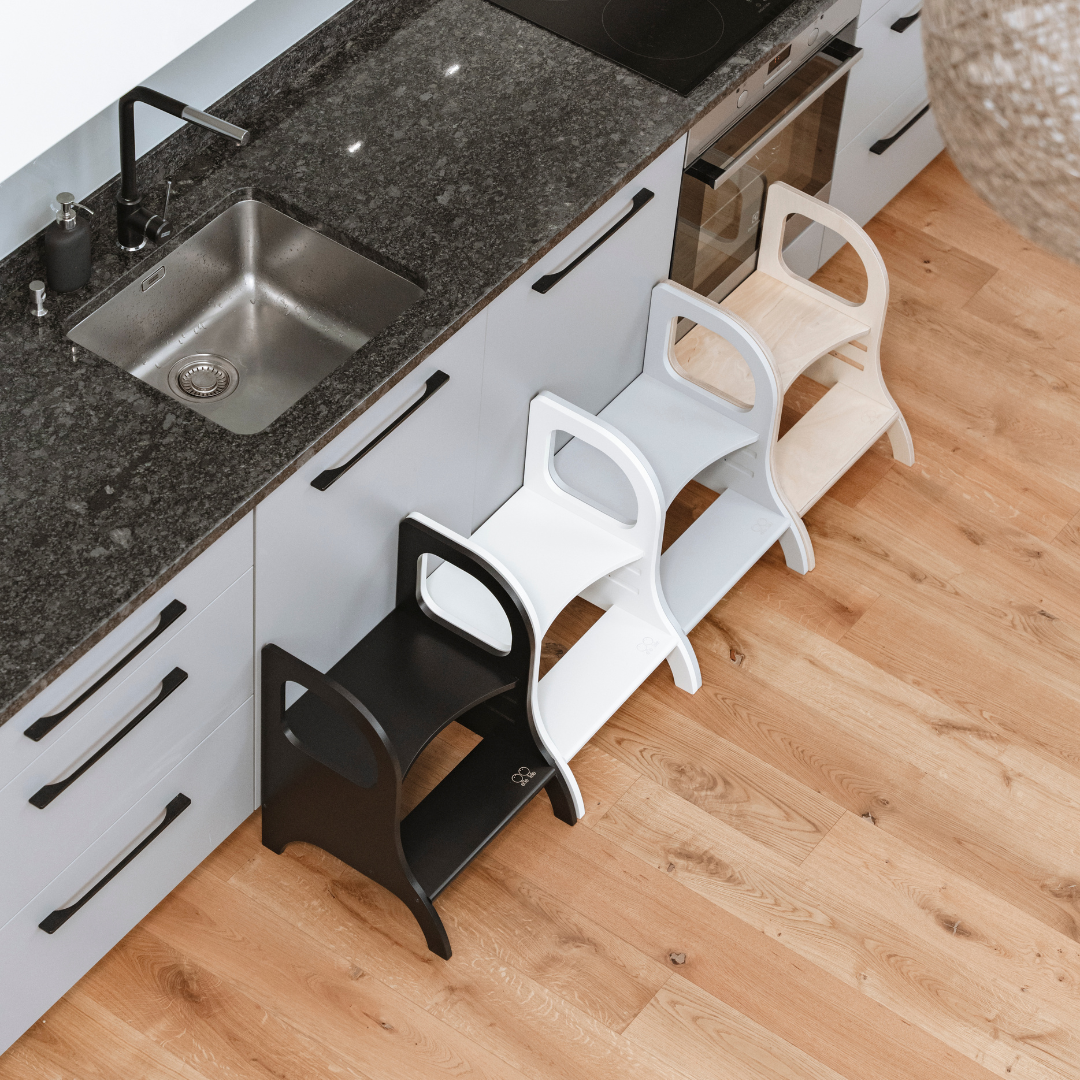 MIIMO® Adjustable Height Montessori Step Stool – Family Friendly by Ette Tete at www.brixbailey.com