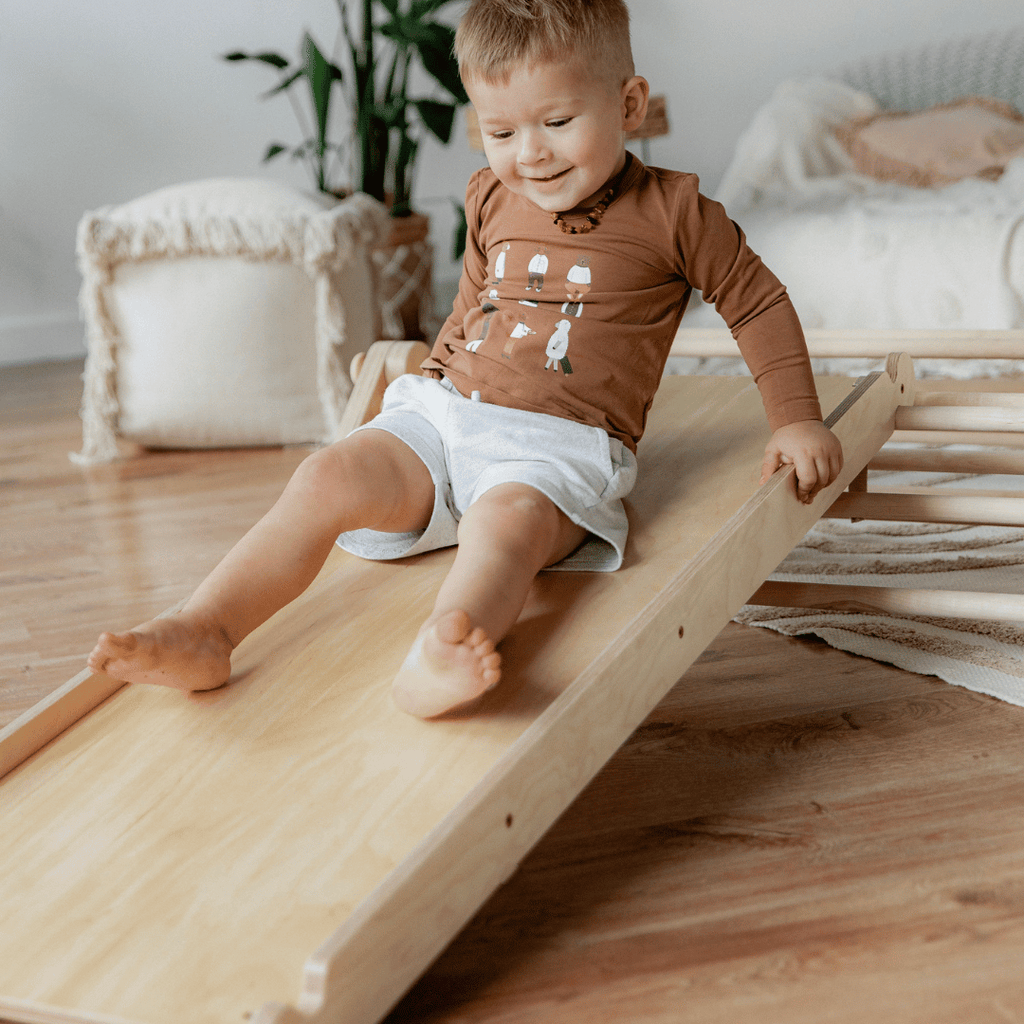 Enhance Playtime with the Versatile Sliding & Climbing Ramp by Ette Tete at www.brixbailey.com