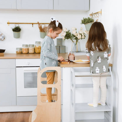 Montessori-Inspired Helper Tower for Active Kids by Ette Tete at www.brixbailey.com