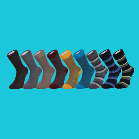 Everyday Merino Socks Selection - 9 Pair Gift Bundle (£12 per pair)