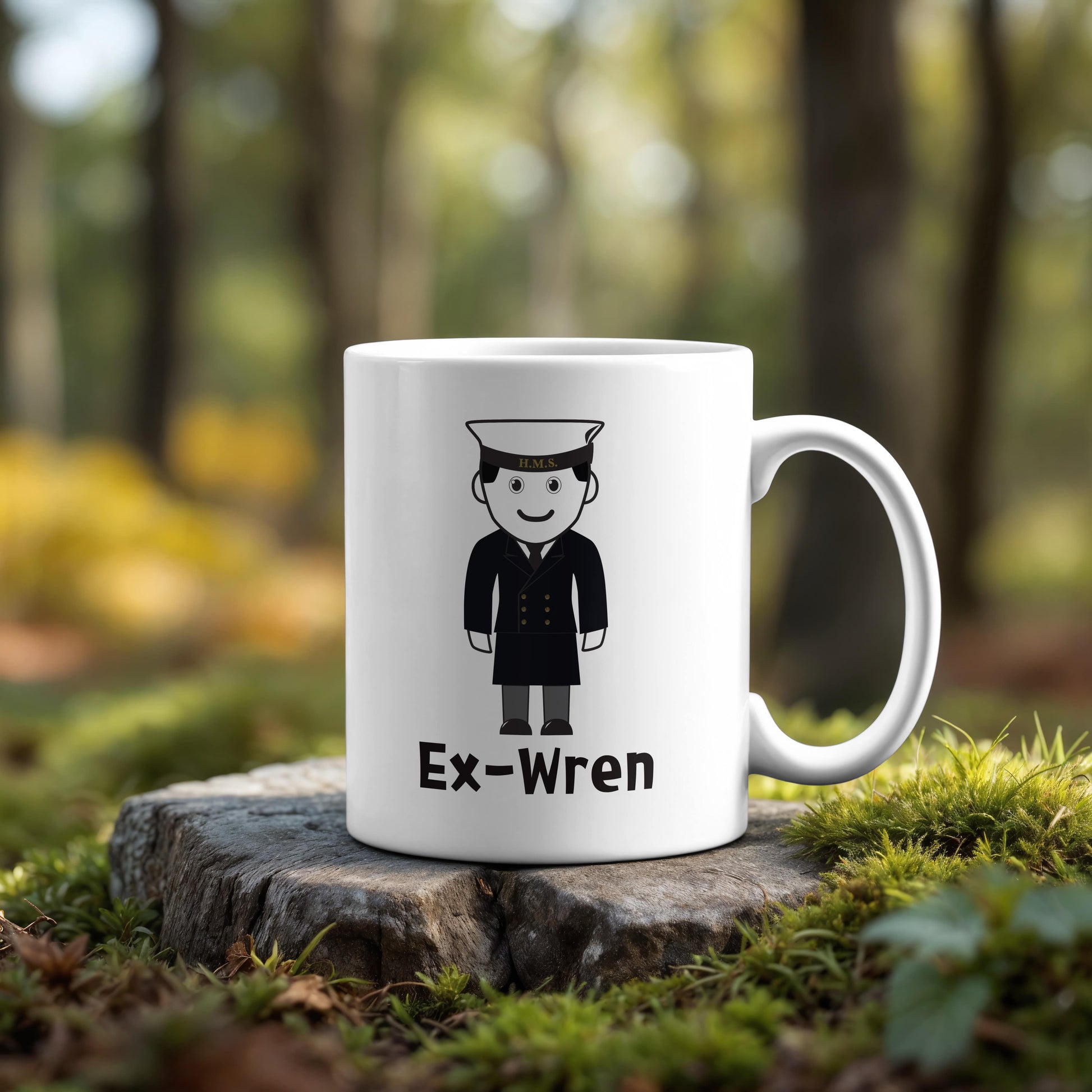 Ex-Wren Cartoon Ceramic Mug