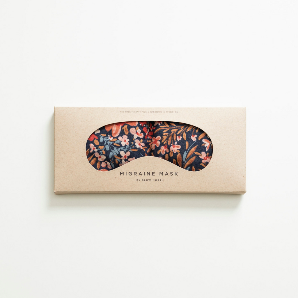 Eye Mask and Neck Wrap Bundle in Pom Blossom