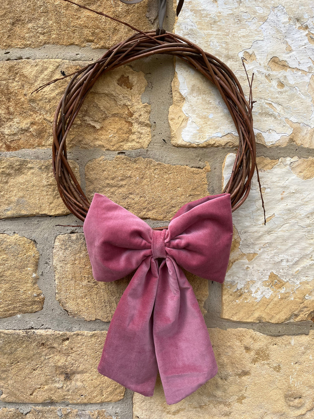 Luxury Pink Velvet Bow