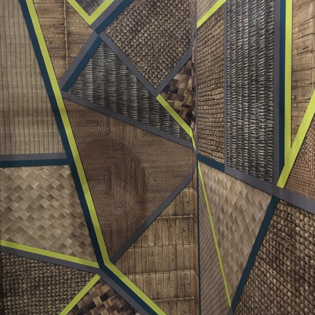 Wicker Geometric Mural Wallpaper