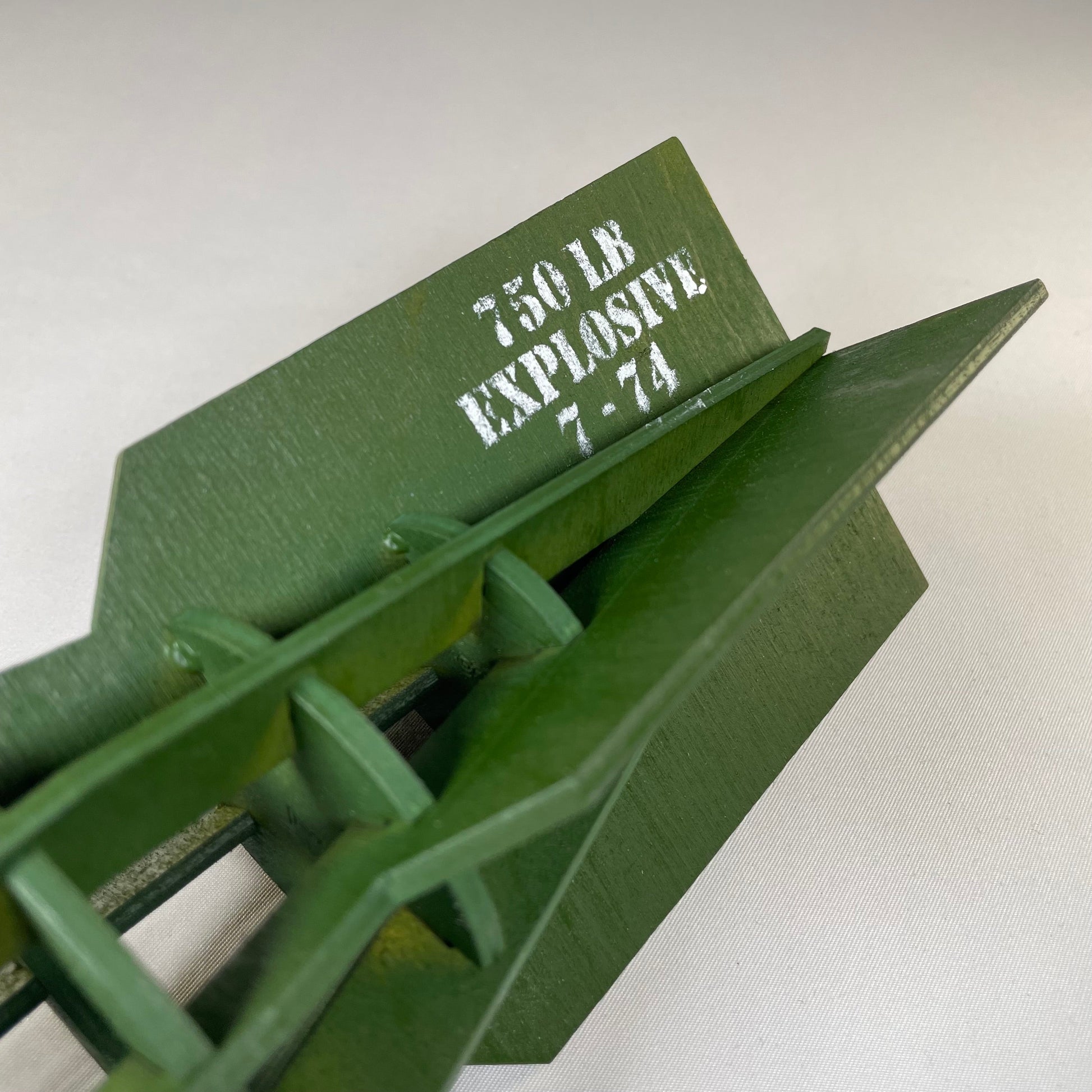 Prop WW2 Bomb  - Flatpack Model Kit by Curious Rabbit ®