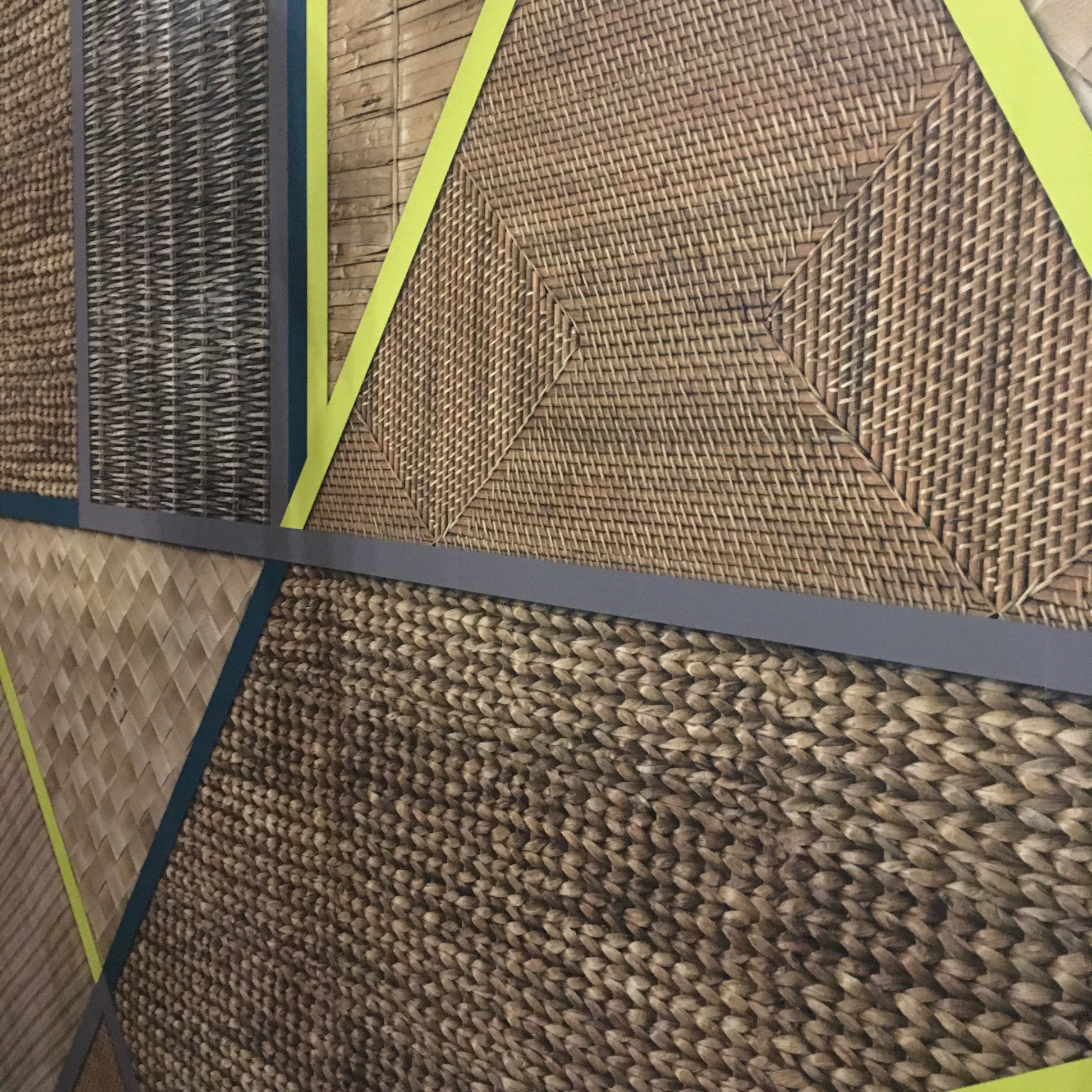 Wicker Geometric Mural Wallpaper