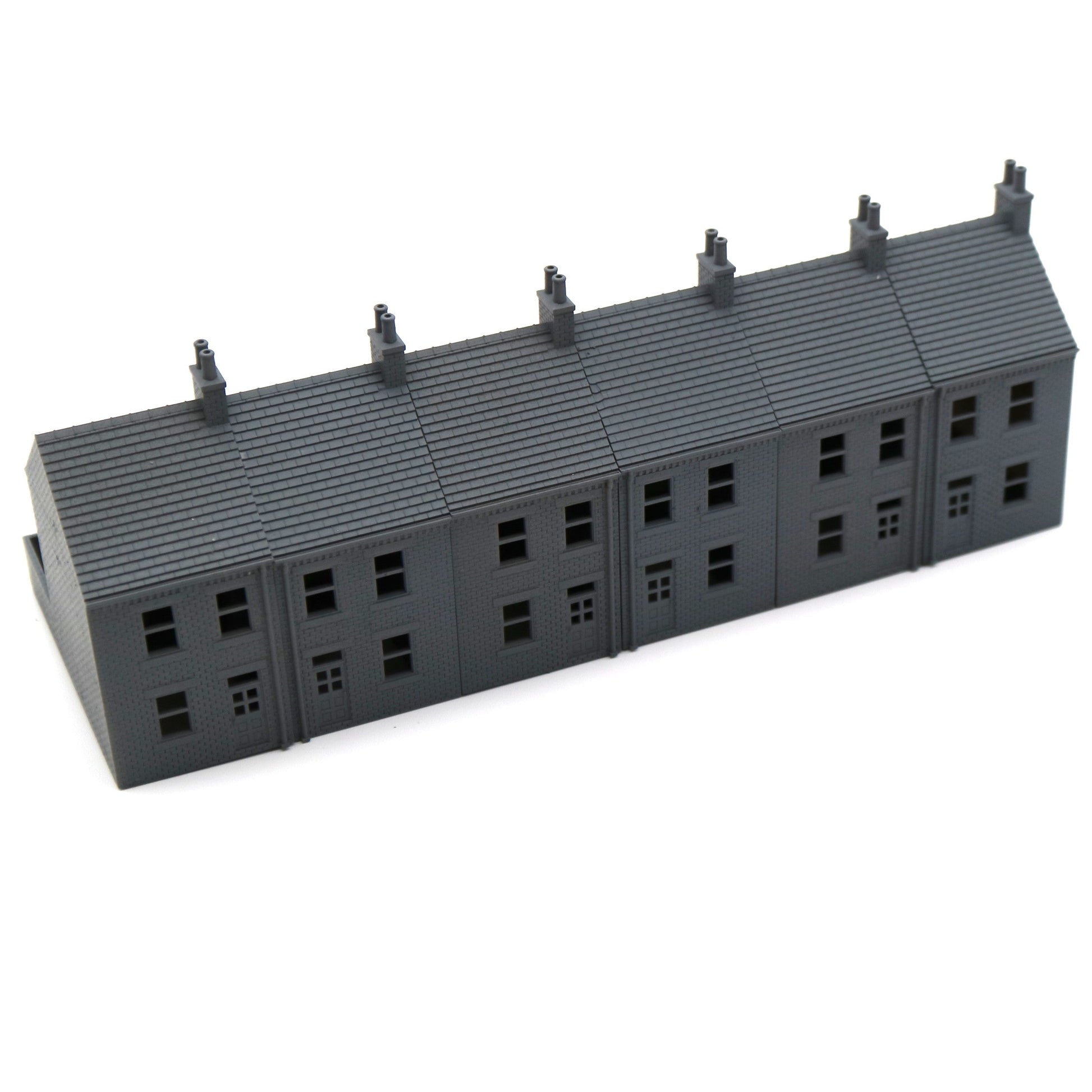 N Scale Terrace House Collection Pack of 6 Buildings