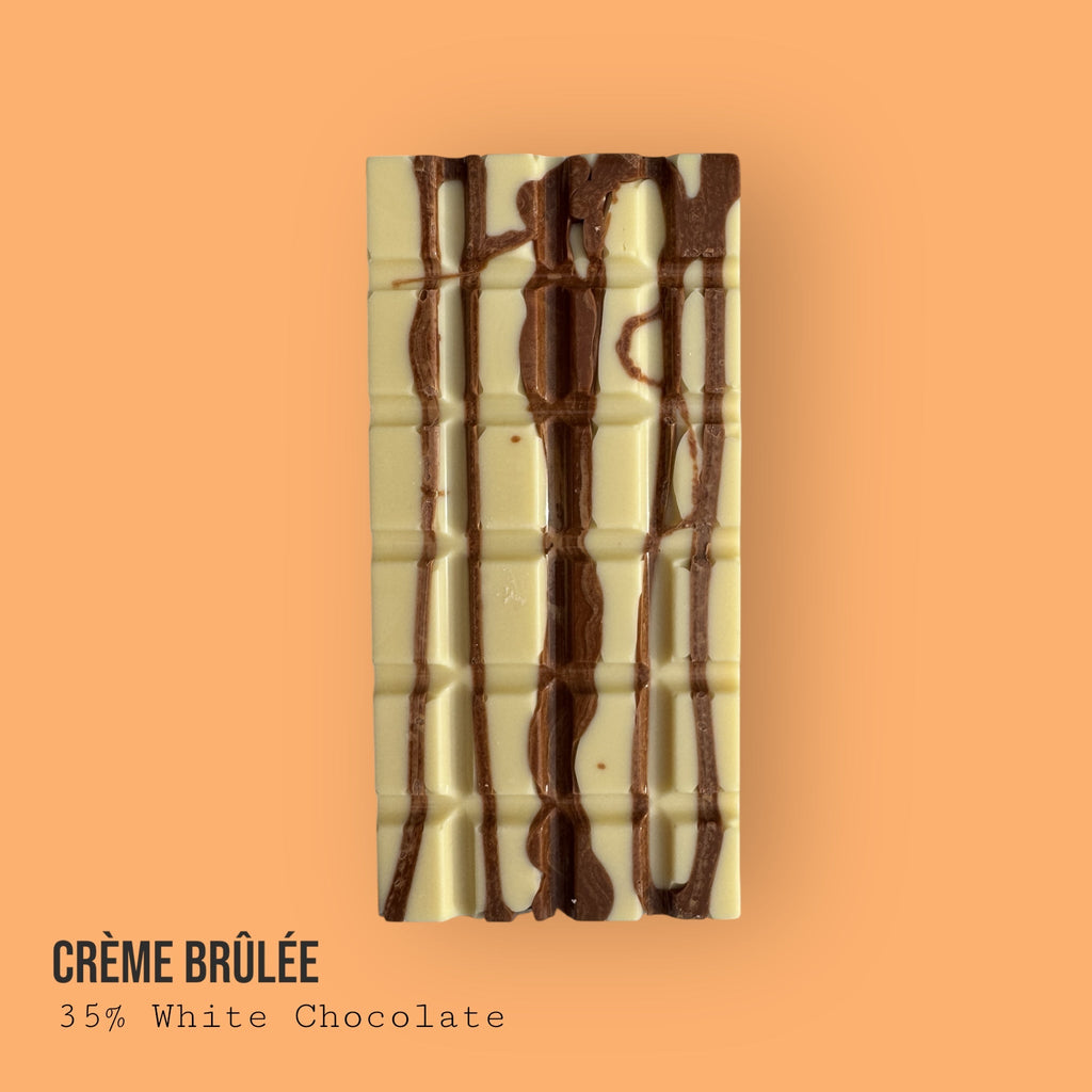 Creme Brulee Custard and Vanilla White Chocolate Dessert Bar 230g