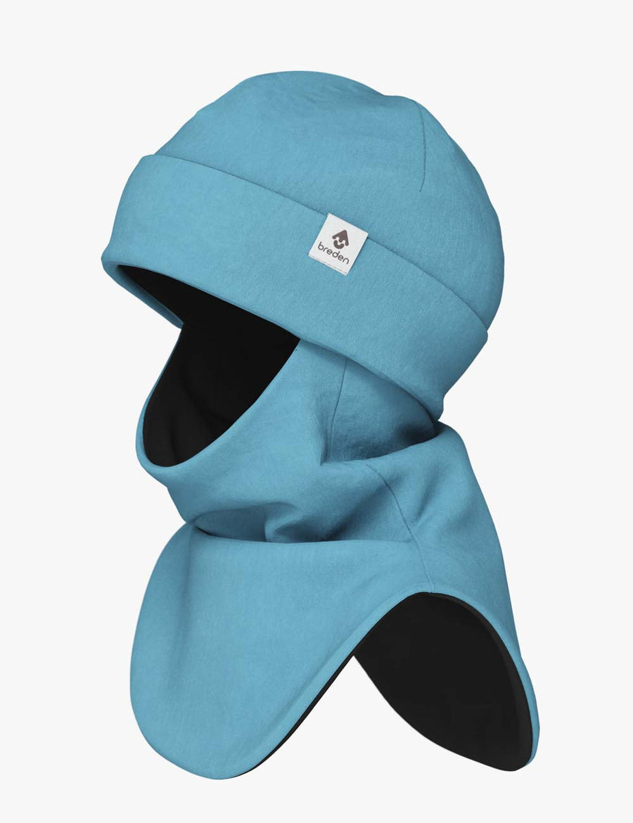 Kids Balaclava with Fleece – Warm & Versatile 2in1 Hat-Scarf by Breden at brixbailey.com