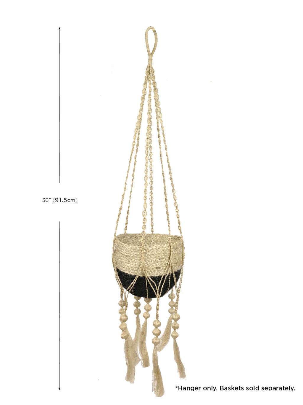 Natural Jute Plant Hanger Fiora